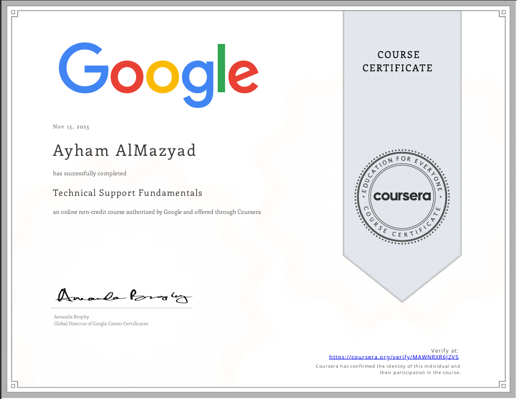 Front-End Developer Certificate
